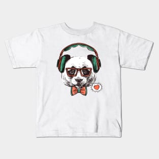 Cool Dog face Kids T-Shirt